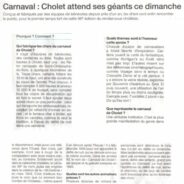 Ce qu&rsquo;on en dit, du Carnaval de Cholet