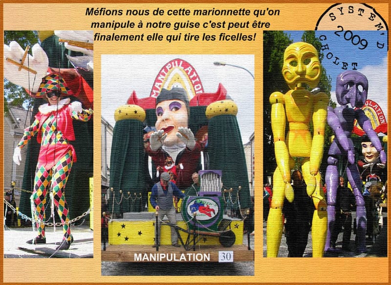 Carnaval de Cholet Carte postale System'D 2009