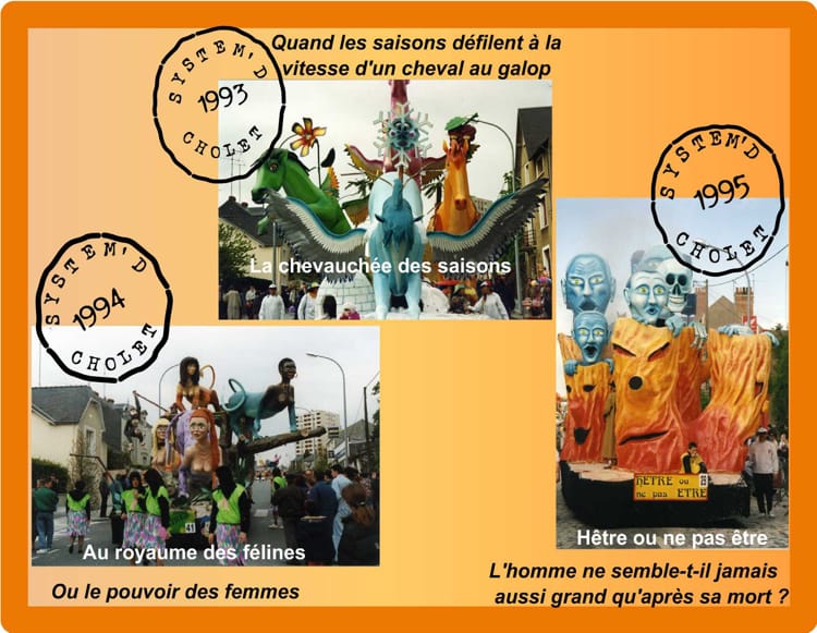 Carnaval de Cholet Carte postale System'D 1994