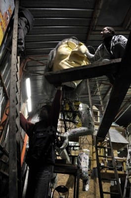 Acrobaties de Carnavaliers pour Samantha System'D Janvier 2015