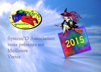 Vœux System'D Association 2015 Année Sorcières "Au Gré des Vents"