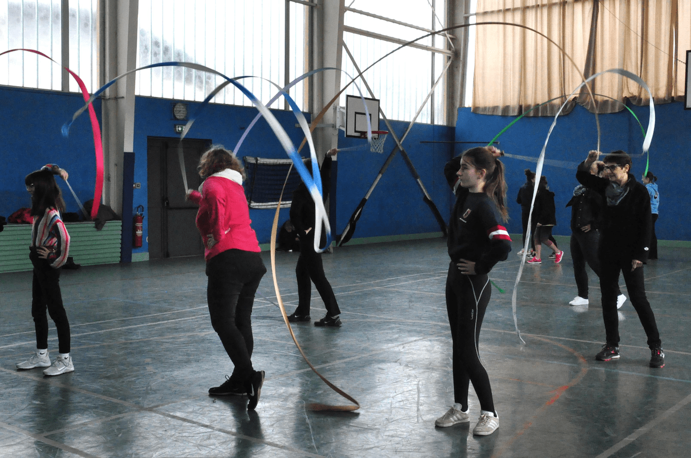 Séance de préparation du carnaval 2020 de Cholet; Les rubans de System'D 15 décembre 2019