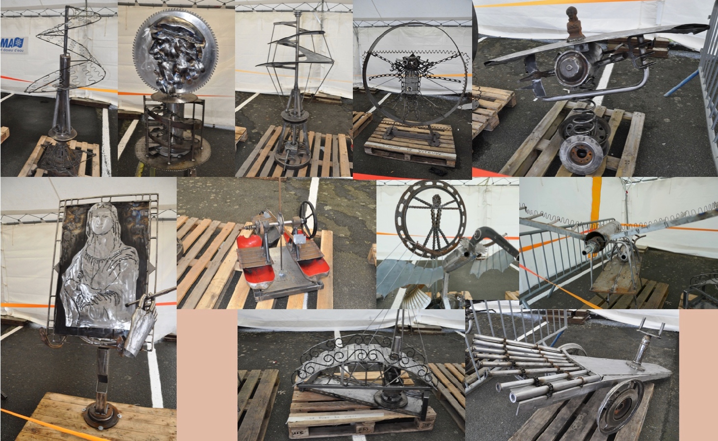 Vente aux enchèresères des carnavaliers.