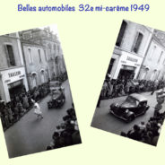 Automobiles en mi-carême 1949