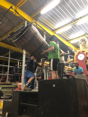 Septembre 2022 Le temps du démontage