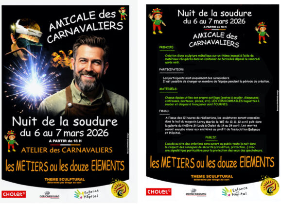 Cholet – Les pages photos de la 7e Nuit de la Soudure des Carnavaliers de Cholet